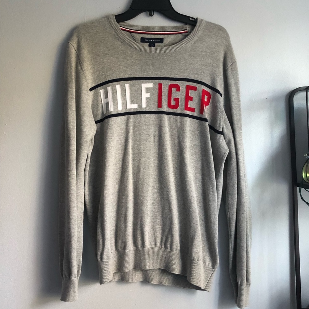 Gray Tommy Hilfiger sweater